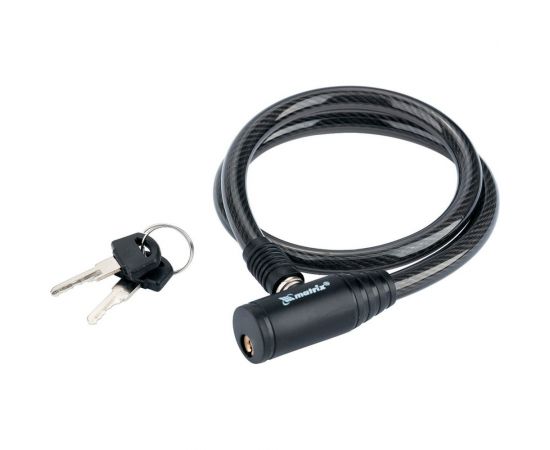 Тросовый универсальный замок 10х650мм MATRIX 91814 – изображение 2