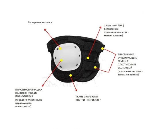 Наколенники Биот РС-8 Стандарт 00135 – изображение 2