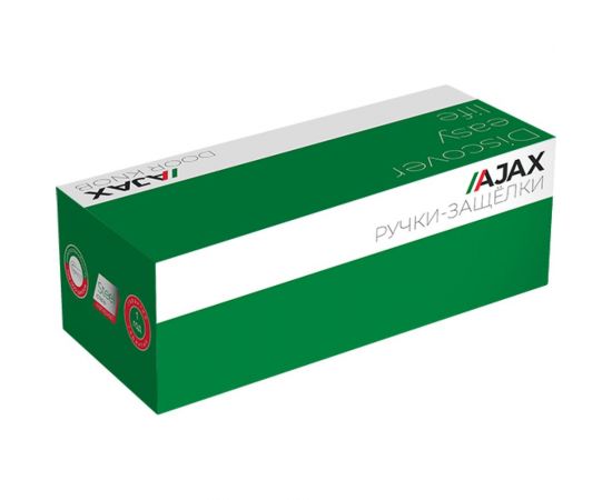 Ручка защелка Ajax 6082 BL-B (фик.) черный 44443 – изображение 2