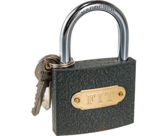 Навесной железный замок 63 мм FIT 67163 – изображение 2