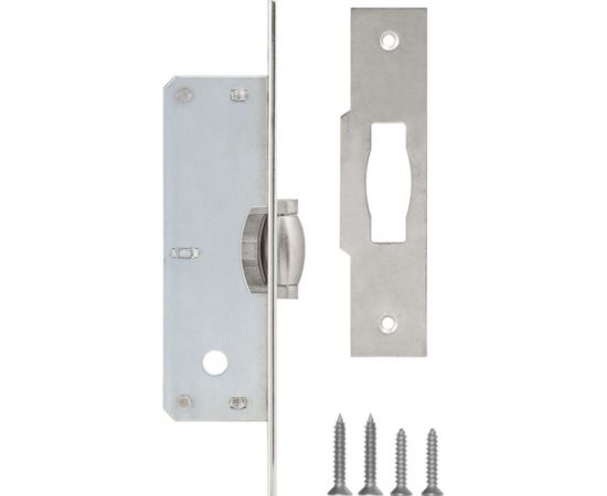 Врезная защелка KALE KILIT ролик 155/B, 35 мм, никель 7897 – изображение 3