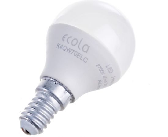 Светодиодная лампа Ecola globe LED Premium 7,0W G45 220V E14 2700K шар композит 82x45 K4QW70ELC – изображение 3