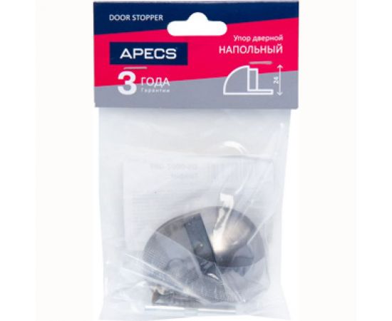 Упор дверной Apecs DS-0002-GRF 24250 – изображение 3