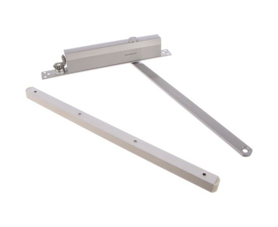 Врезной доводчик DOORLOCK DL700ITS size 2-4, серебристый, с регулируемым усилием закрывания 75516 – изображение 4