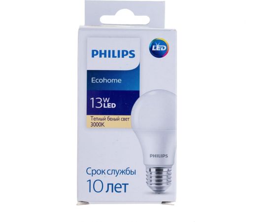 Светодиодная лампа PHILIPS Ecohome LED Bulb 13Вт 1150лм E27 830 RCA 929002299517 – изображение 4