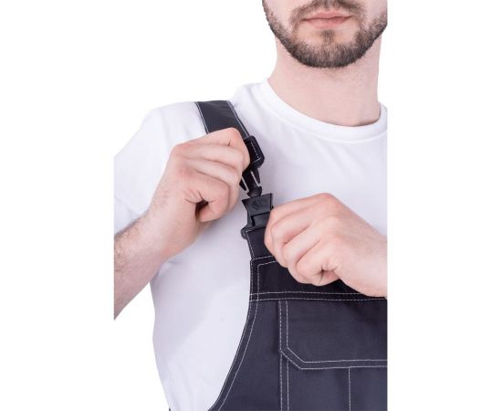 Летний полукомбинезон iForm ТУРБО SAFETY, темно-серый/черный Ком 669/120/182 – изображение 4