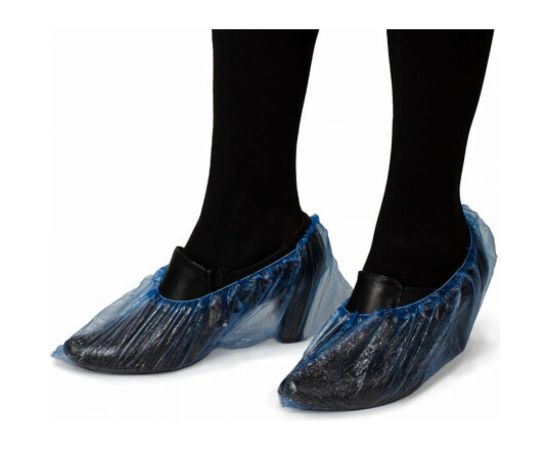 Бахилы ЛЮБАША ЭКОНОМ, комплект 1000 пар в упаковке, размер 39х13 см, 20 мкм, 630717 – изображение 4