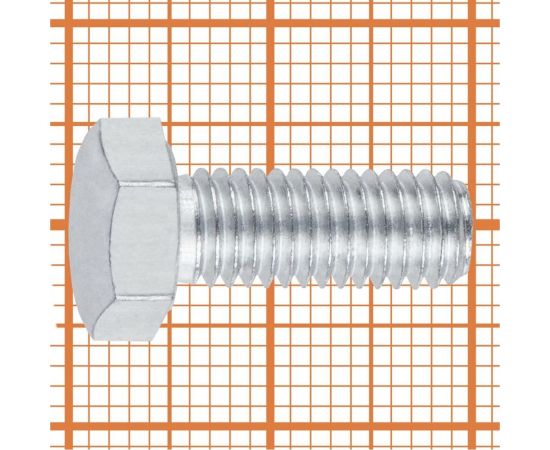 Болт с шестигранной головой FastenPro DIN 933 10.9 M8x20 8 шт., FP-подвес 14-0020573 – изображение 4