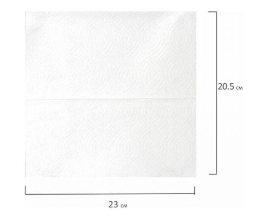 Бумажные полотенца ЛАЙМА H3 UNIVERSAL WHITE 200 шт, 1 слой, белые, 230x205 мм, 15 пачек, V-сложение 111342 – изображение 5
