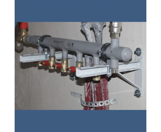 Консольный кронштейн LUCKY Guy с опорой L=600 мм, окрашенный RAL 7035 100 04 600 1 – изображение 5