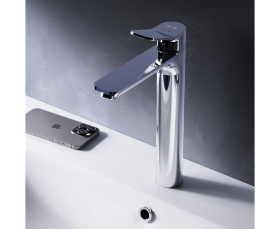 Смеситель для умывальника AM.PM X-Joy высокий, хром F85A92000 – изображение 5