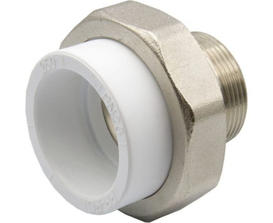 Комбинированная муфта VRT разъемная, наружная, 50х1 1/2"", EVER plast, белый 532364 – изображение 5