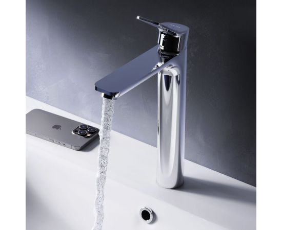 Смеситель для умывальника AM.PM X-Joy высокий, хром F85A92000 – изображение 6