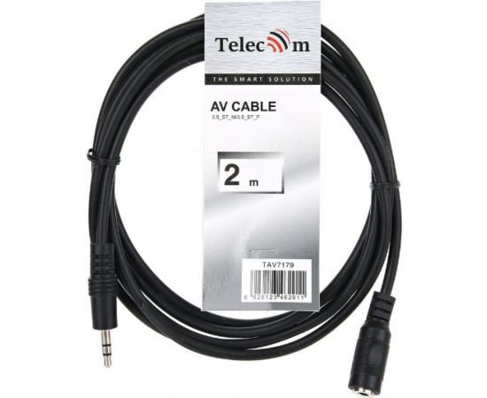Удлинительный кабель Telecom 3.5 Jack /M/-3.5 Jack /F/, стерео, аудио, 2м TAV7179-2M – изображение 6