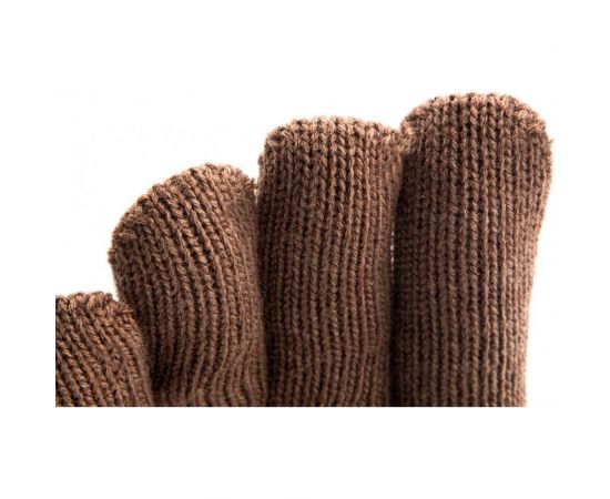 Трикотажные двойные полушерстяные перчатки Сибртех 68633 – изображение 6