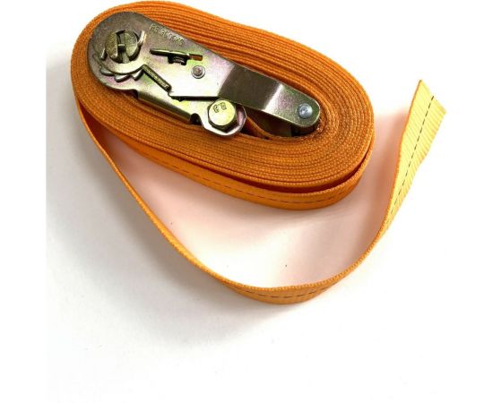 Кольцевой ремень с храповиком для крепления груза ТамбовТехСнаб 1.6/3 т, 4 м, 35 мм 7930105413425 – изображение 6