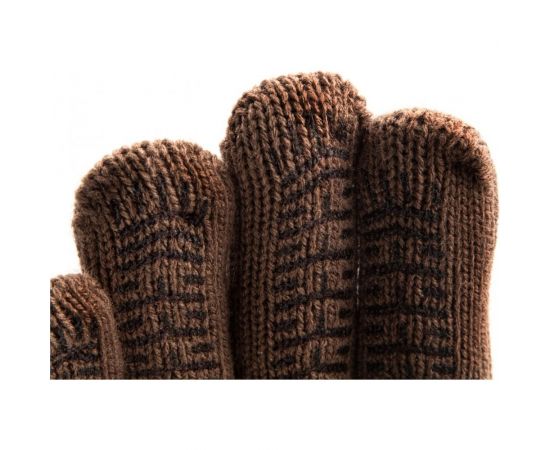 Трикотажные двойные полушерстяные перчатки Сибртех с ПВХ покрытием 68634 – изображение 7