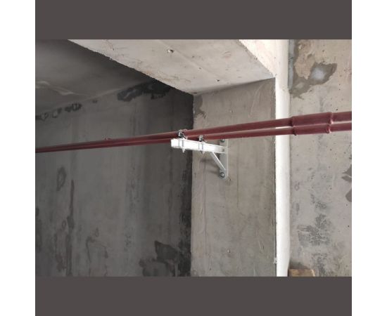 Консольный кронштейн LUCKY Guy с опорой L=600 мм, окрашенный RAL 7035 100 04 600 1 – изображение 7