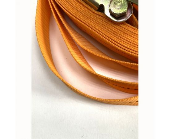 Кольцевой ремень с храповиком для крепления груза ТамбовТехСнаб 1.6/3 т, 4 м, 35 мм 7930105413425 – изображение 7