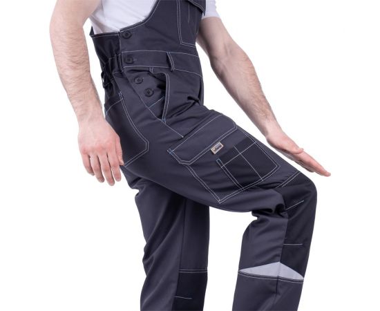 Летний полукомбинезон iForm ТУРБО SAFETY, темно-серый/черный Ком 669/120/182 – изображение 8