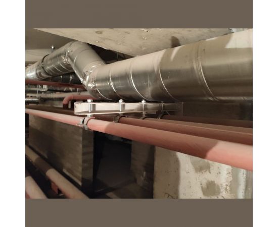 Консольный кронштейн LUCKY Guy с опорой L=600 мм, окрашенный RAL 7035 100 04 600 1 – изображение 9