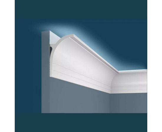 Карниз Cosca decor KX045 85x55мм мм, 2000 мм, экополимер СПБ091476 