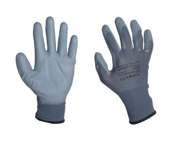 Перчатки для защиты от ОПЗ Scaffa PU1350P-DG размер 9 00-00012435 
