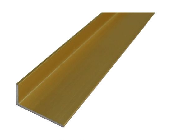 Профиль ПилотПро Ал., уголок, 40х20х2, 2 м, золото 09981 