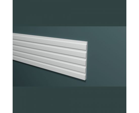 Панель стеновая ""Грани"" ударопрочная, влагостойкая, под покраску Decor-Dizayn 150x10x3000 мм DD904 (3m) 