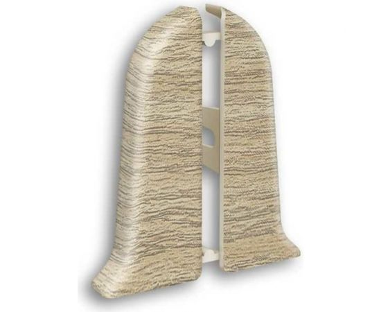 Торцевые заглушки для плинтуса DECONIKA (85 мм; 213 Дуб северный; 2 шт.) Д-П85-Тп-Ф1 213 ДУБ СЕВ 