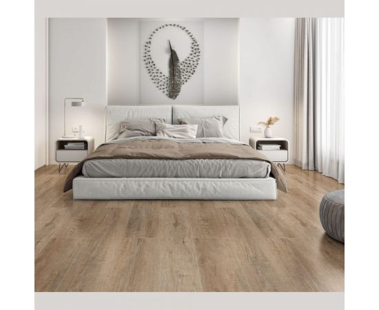 Виниловый ламинат напольный SPC Royce Enjoy Дуб Блэкрок, 2.16 м2, 100% водостойкий, 42 класс износостойкости Е308 Дуб Блэкрок 