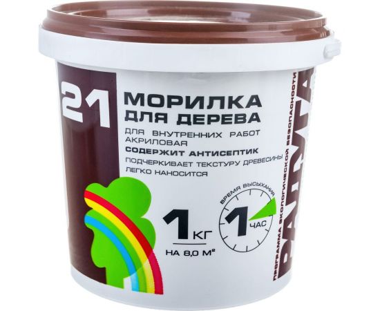 Морилка Радуга ВДАК 21 (дуб; 1 кг) 4607017514504 