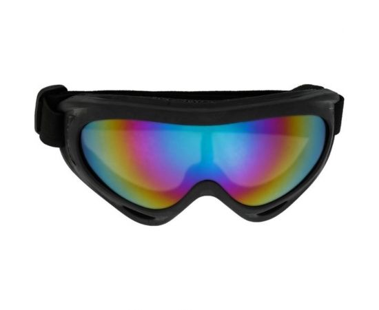 Очки для езды на мототехнике СИМАЛЕНД, черные, стекло фиолетовый хамелеон, 4295588 