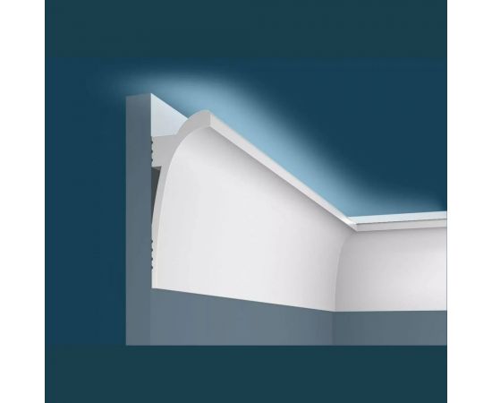 Карниз Cosca decor KX003 120x45 мм, 2000 мм, экополимер СПБ066626 