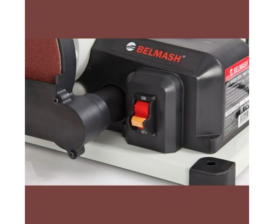 Шлифовальный ленточно-дисковый станок Белмаш BELMASH BDG 100/152L S221A – изображение 11