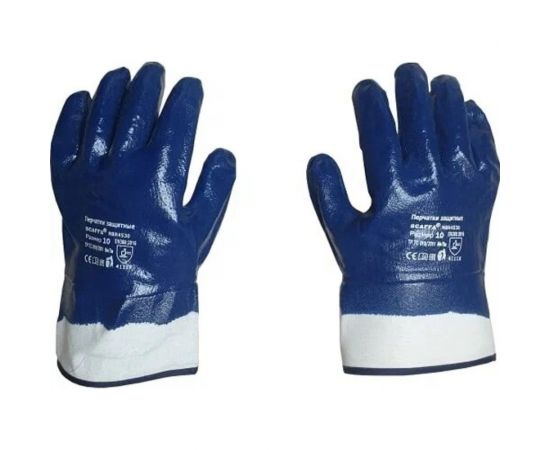 Перчатки с полным нитриловым обливом Scaffa NBR1530 размер 8 00-00012451 – изображение 2