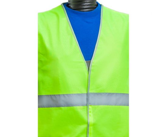 Сигнальный жилет РОБАМАГ лимонный, 2 СОП, полиэфир сетка, 65 гр, XXL 4673733572333 – изображение 2