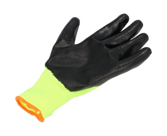 Перчатки с нитриловым покрытием PROTECT2U GREEN LINE размер L/9 8281 – изображение 2
