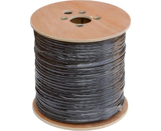 Коаксиальный кабель NETLAN RG-6, одножильный, CCS, PE до -40C, черный, 305м UEC-C2-32123B-BK-3 – изображение 2