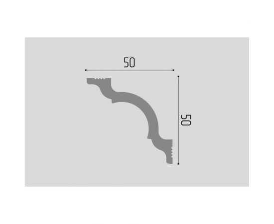 Карниз П01 Де-Багет 50/50 – изображение 2