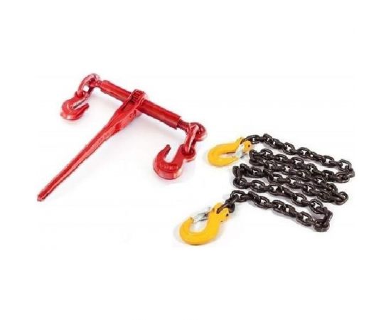 Крепежная цепь ТРАСТ комплект с талрепом 8 мм, 4000 мм, крюк-крюк 4687201914433 – изображение 3