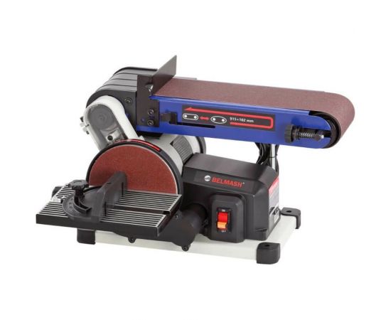 Шлифовальный ленточно-дисковый станок Белмаш BELMASH BDG 100/152L S221A – изображение 3