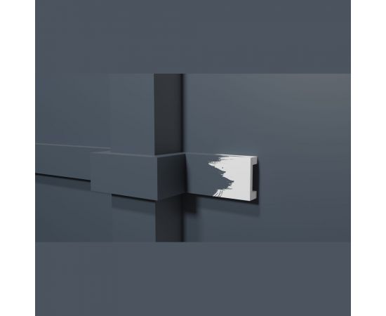 Молдинг стеновой ударопрочный влагостойкий под покраску Decor-Dizayn 40x15x3000 мм DD618 (3m) – изображение 3