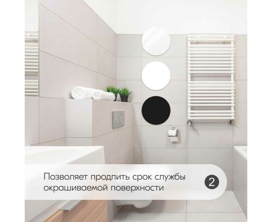 Эмаль для радиаторов отопления аэрозольная в баллончике KUDO матовая белая KU-5102 – изображение 4