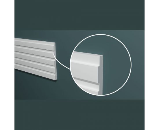 Панель стеновая ""Грани"" ударопрочная, влагостойкая, под покраску Decor-Dizayn 150x10x3000 мм DD904 (3m) – изображение 5