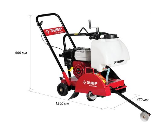 Бензиновый швонарезчик Зубр ЗШБ-350 – изображение 6