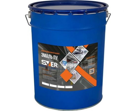 Эмаль SVER ПУ RAL 7024, 10 кг 1000147 