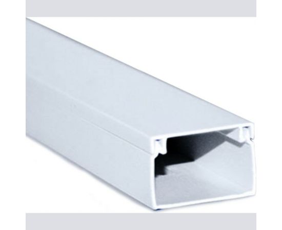 Кабель-канал Э-пласт белый 2-й замок в п/э 12x12 2м 350375N 