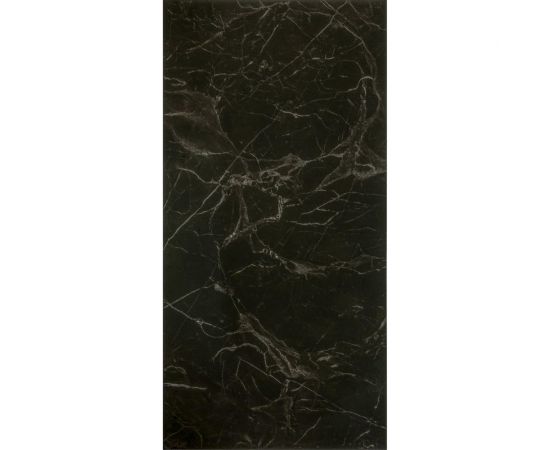 Самоклеящаяся ПВХ плитка LAKO (глянец; черный мрамор; толщина 2 мм; 3,06 м²) LKD-PH81036-1 