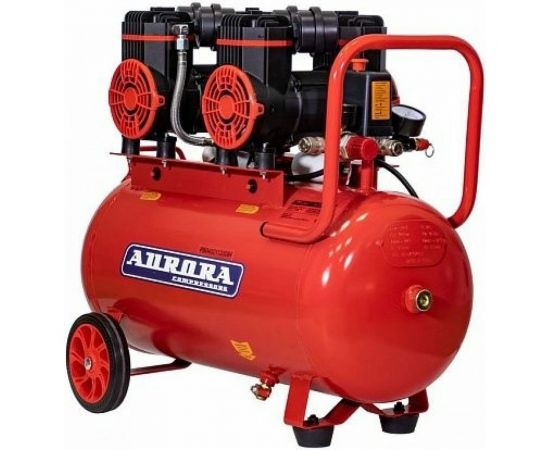 Компрессор Aurora PASSAT-40 BLACK тихий, без масл. 40л, 340л/мин, 1.8кВт 31400 